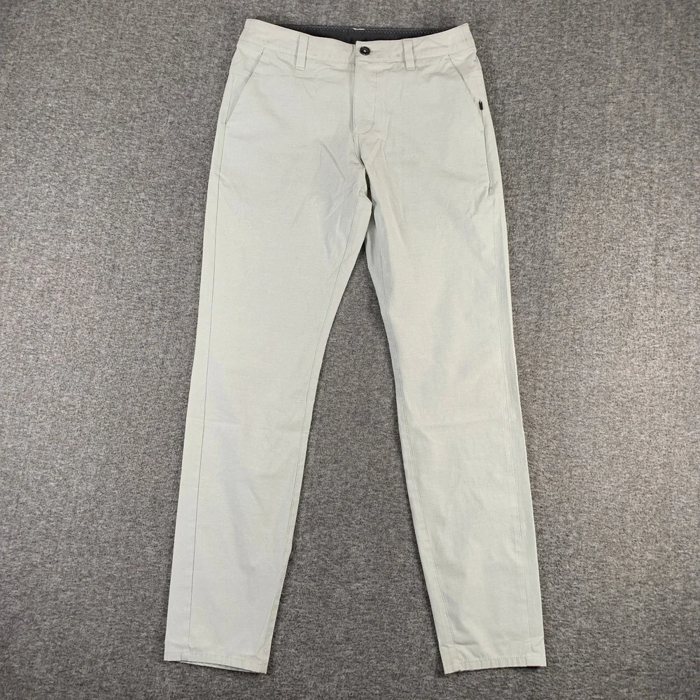 Vuori Aim Pants Men 38x31 Gray Performance Athleisure Modern